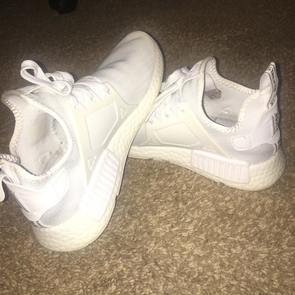 All White Adidas NMD RX1